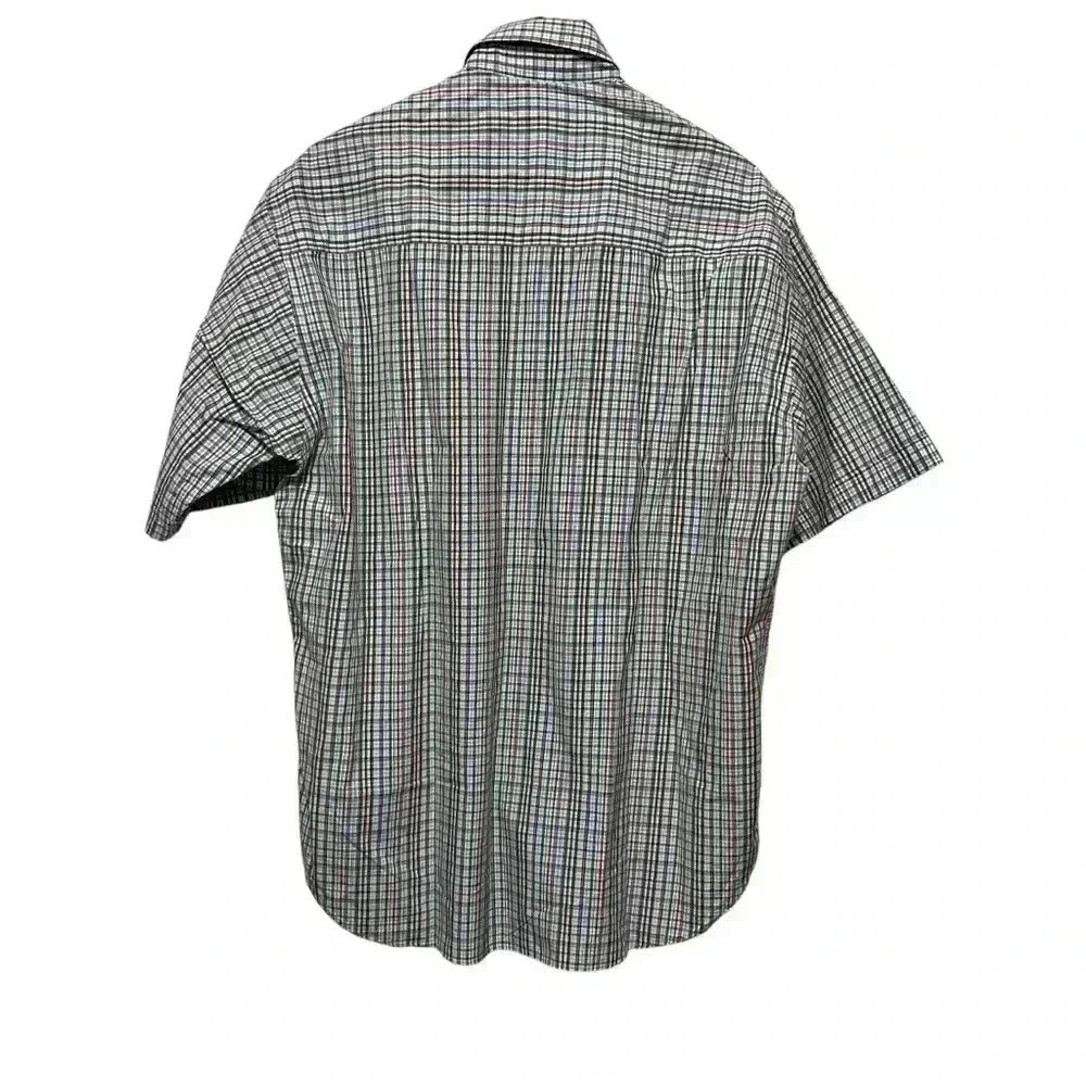 Turnbull & Asser Short Sleeve Shirt Men’s Cotton Made in England Size Large - Picture 2 of 5